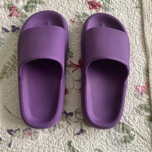 Purple Slides (Size 7 Fit large)